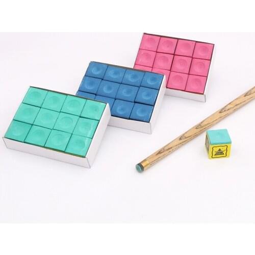 Triangle Billiard Pool Snooker Chalk Professional Billard Chalks 3 Colors Option Cost-effective chalks Billiard Accessories