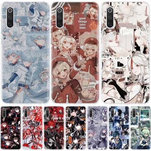 Game Genshin Impact Phone Case for Xiaomi Redmi Note 10 9S 9 8T 9 8 7 7A 8A 9A 9C 6A 6 S2 K20 S30 Pro Fashion Cover Capa