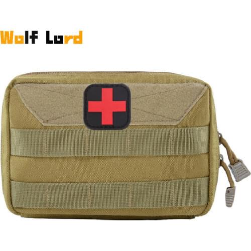 Military Tactical First Aid Kit Outdoor Sports EDC Molle Medical Bag Packs Hunting Camping Climbing Travel Waist Bag Pouch