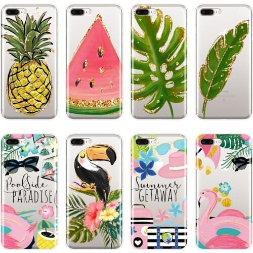 TPU Back Cover For iPhone 6 S 6S 7 8 X XR XS Max Pineapple Flower Soft Silicone Case For Apple iPhone 8 7 6S 6 S Plus Phone Case