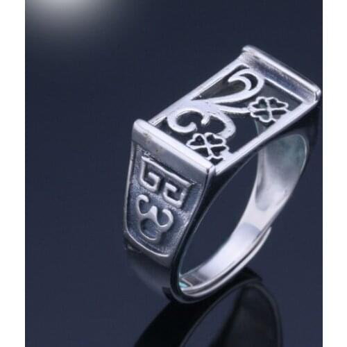 9.5*14.5mm 925 STERLING SILVER women Semi Mount Bases Blanks base blank Pad ring Setting wedding jewelry findings diy A2992