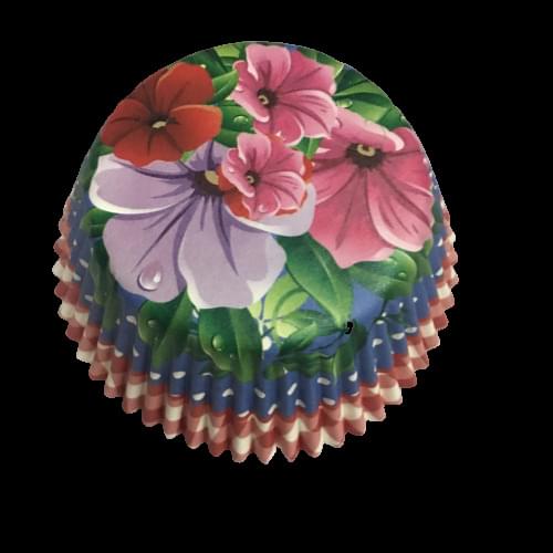 100x flower cupcake liner animal print baking cup muffin paper case cup cake wrapper case mold holder tray 4 Wedding,birthday