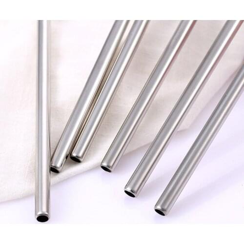 500 pieces / lot Metal Drinking Straw Stainless Steel Drinking Straw Free Shipping F20173829