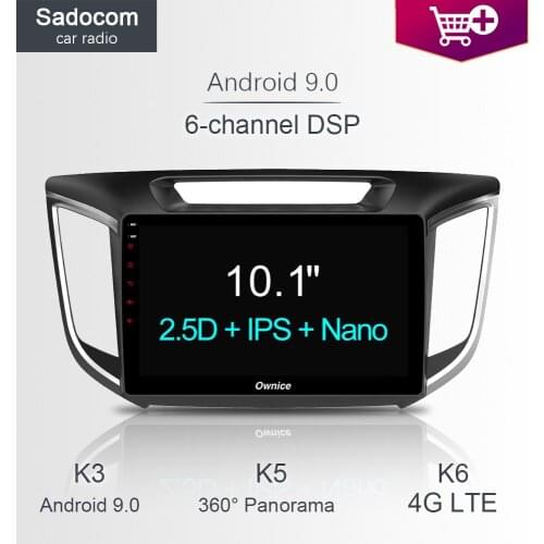 10.1"DSP 2 din Car DVD Player 8 Core 64G+4GB RAM 4G LTE WIFI GPS map Radio car radio Android 8.1 For HYUNDAI IX25 2014 2015 2016