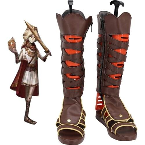 Identity V Joseph Desaulniers Cosplay Boots PU Shoes Cosplay Prop Custom Made Any Size