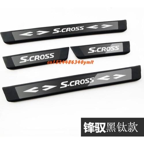 For Suzuki S-CROSS 2014 2015 2016 2017 2018 High-quality stainless steel Plate Door Sill Welcome Pedal Car Styling Accessories