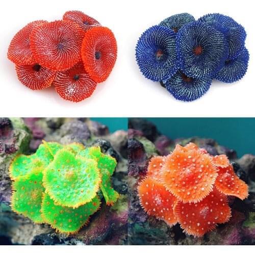 Artificial Soft Silicone Simulation Coral Wall DIY Aquarium Decoration Fish Tank Sea Water Plant Underwater Ornament Landscape