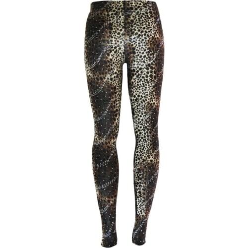 Summer Fashion 3D Leopard Printed Leggings For Women Fitness Sporting Workout Slim Leggins Polyester Pants