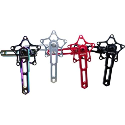 Litepro 5 Claws Crank Integrated Hollow Aluminum Alloy Chainwheel Folding Bicycle 170mm 130BCD Crankset
