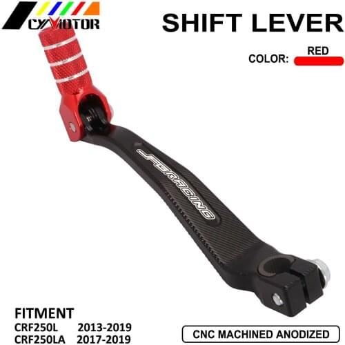Motorcycle CNC Aluminum Folding Gear Shift Shifter Pedal Lever For Honda CRF CRF250L 250L 13-19 CRF250LA 17-19 Motocross 2019