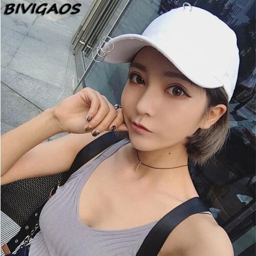 New 2016 Korean Womens GD Pin Iron Circle Casquette Baseball Caps Snapbacks Hip Hop Hats Men Women Sun Hats Bone Feminino Gorras