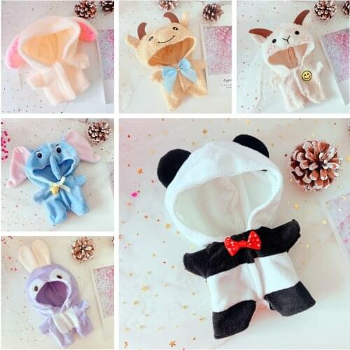 20cm Exo Idol Dolls Clothes Outfit Accessories for Korea Kpop Plush Doll Pajama Bodysuit Clothing Fans Gift Collection