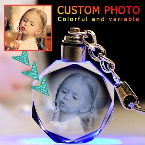 Personalized Photo Customization Picture Wedding Party Crystal Gifts Family Friend Baby Souvenirs Valentines Day Birthday Gift
