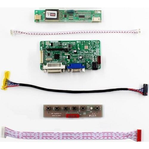 Controller driver board with DVI VGA support for 15.4 inch 1280X800 lcd panel N154I1-L02 B154EW01 V9 LP154W01-TL12 easy diy