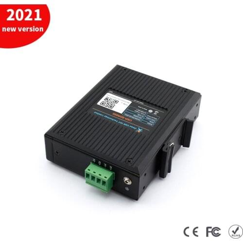 5 LAN Ports Industrial Ethernet Switch Wide Voltage Natural Heat Dissipation Router IP40 Shell Protection DIN-Rail USR-SDR050-L