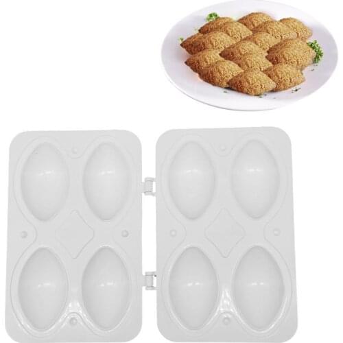 Meat Ball Maker 4 Grid Manual Meatloaf Mold DIY Patty For Making Minced Meat Processor Cake Desserts Pie Home Kitchen Tools New