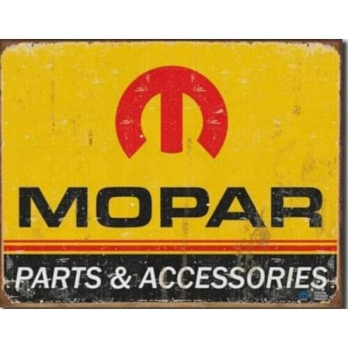 Tin Sign 20X30 Mopar Parts Metal Wall Art Garage Auto Shop Cave