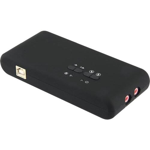 USB2.0 Sound Card Add on Cards cmi-6206 Chipset USB 7.1 Sound Card with SPDIF & USB Extension Cable Remote Wake-Up