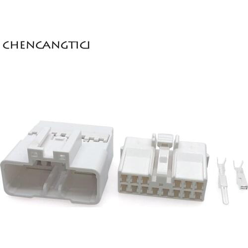 2 Sets 14 Pin Way 2.2MM KET Automotive Electrical Female Male Connector Plug Auto Wire Socket MG651110 MG641113 DJ7144Y-2.2-11