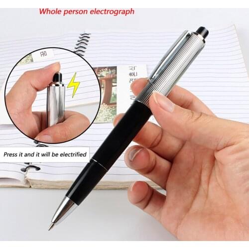 1pc Trick Juguetes Electric Shock Pen Toy Utility Gadget Gag Joke Funny Prank Trick Novelty Friends Best Gift Funny Trick Toy