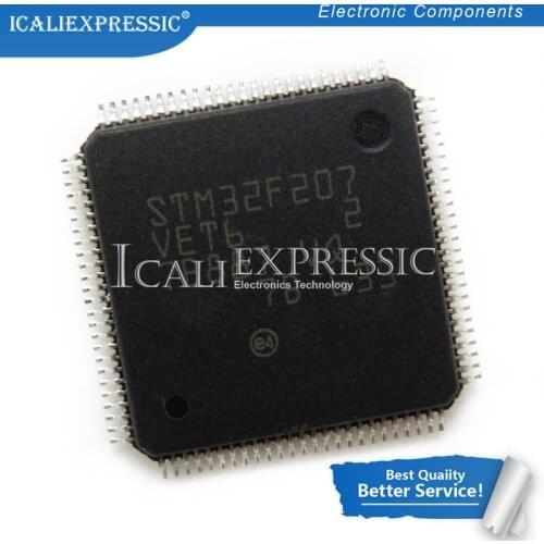 1PCS STM32F207VET6 STM32F407VET6 STM32F205VET6 STM32F205ZGT6 QFP-100 new original