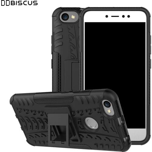 Redmi Y1 Note 5 A Pro Global Case Heavy Duty Armor Hard Plastic Soft Silicone Stand Cover For Xiaomi Redmi Note 5A Prime Cases