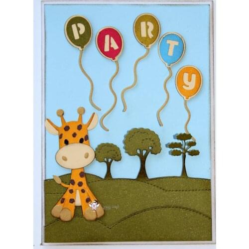 New Giraffe decoration Metal Cutting Dies Stencils DIY Scrapbooking Paper/photo Cards Embossing Dies
