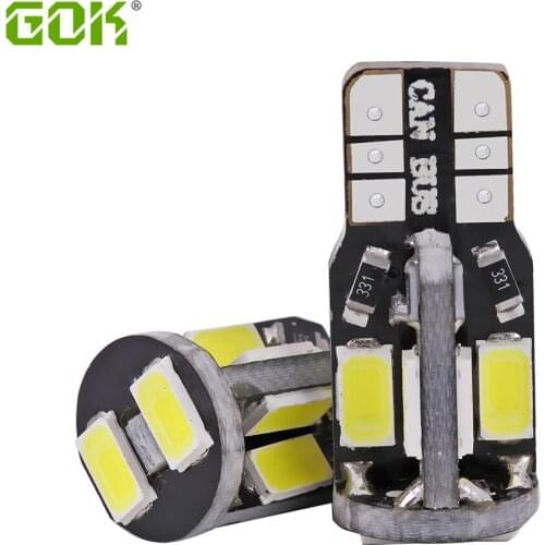 Hot Sale External Lights 10 x Error Free T10 led Canbus Led w5w led 194 5630 5730 led t10 10Smd Light Bulb Car Lamp Wholesale