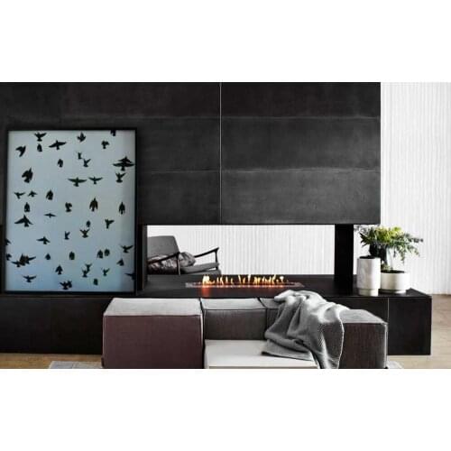 Inno-Fire 24 inch real fire automatic intelligent smart bio ethanol fireplace modern