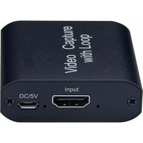 4K 1080P HDMI Video Capture Card TV Loop Game Recording Plate Live Streaming Box Grabber Universial