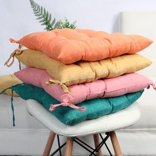 Soft Home Office Decor Square Round Seat Cushion Mat Buttocks Chair Cushion Pads Pillow for Office Computer Chair Decoration