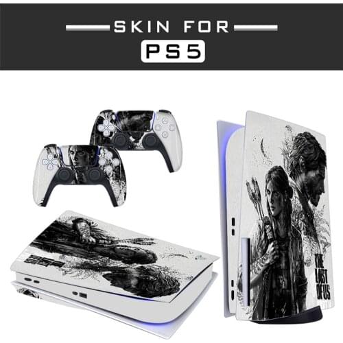 Last Style PS5 Disc Edition Skin Sticker for Playstation 5 Console & 2 Controllers Decal Vinyl Protective Skins Style 1
