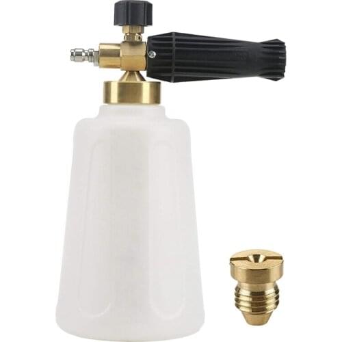Pressure Washer Foam Cannon For Car Wash, Snow Foam Lance, Additional Orifice Nozzle 1.1Mm, 1/4 inch