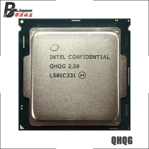 Intel core i7 es QHQG 2.2 GHz Quad-Core Eight-Thread CPU Processor L2=1M L3=8M 6700K 6400T LGA 1151