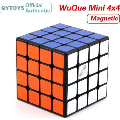 QiYi Magnetic Wuque Mini 4x4x4 Magic Cube MoFangGe XMD Magnets 4x4 Speed Twisty Puzzle Educational Toys For Children
