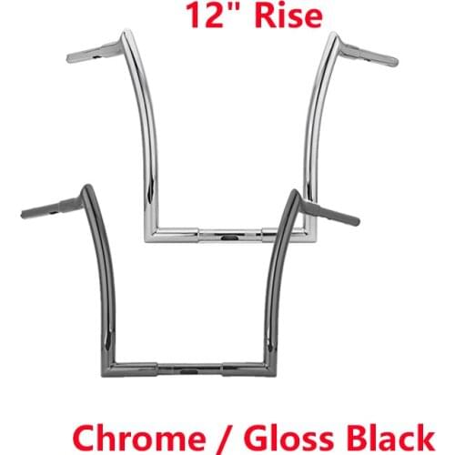 12" Rise APE Monkey Hanger Handlebar For Harley Touring Road King Glide Ultra Motorcycle Accessories