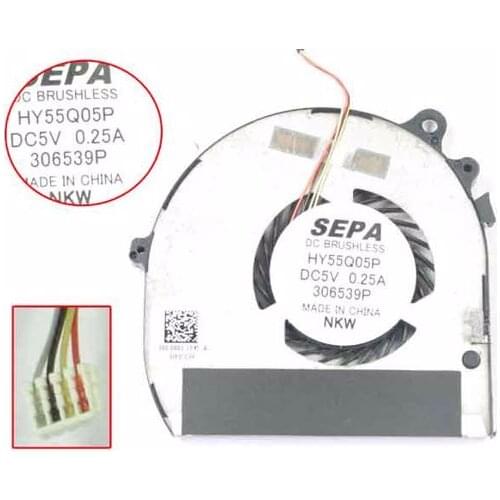 SEPA HY55Q05P DC 5V 0.25A 3-Wire 3-Pin Server Laptop Fan