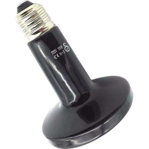 Heat lamps Pet Heater Snake Tortoises Lizard Hedgehog heating equipment 25W/50W/75W/100W/150W/200W Thicken Ceramic Heater Lamp