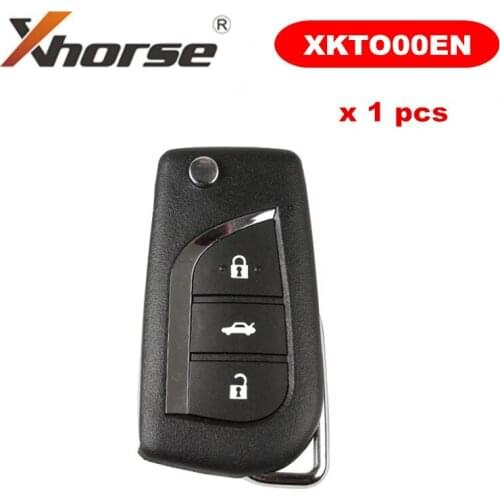 XHORSE XKTO00EN X008 for Toyota Type Wired Universal Remote Key 3 Buttons English Version 1 PCS