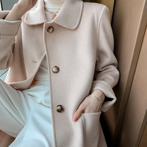 High Quality Women autumn and winter new womens wool Coat custom made