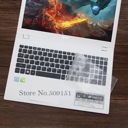 15.6 inch keyboard Clear TPU keyboard cover Protector For Acer Aspire e15 E5-573G 522 532 V3-574 F5-572G VN7-592G TMP258 T5000