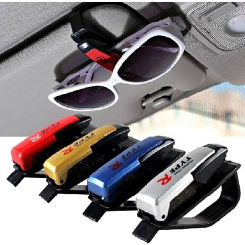 Vehicle Car Accessories Sun Visor Glasses Sunglasses Ticket Receipt Card Clip Storage Holder Glasses Case