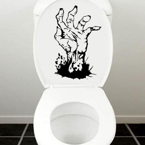 Zombie Hand Window Decal Bathroom Toilet Wall Sticker Home Decoration Accessories 4WS0097