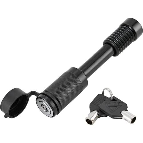 1pcs Car Trailer Hook Lock With 2 Keys Heavy Duty Trailer Hitch Lock Pin Stainless Steel Anti-theft Non-slip Car Tow Hook Tools