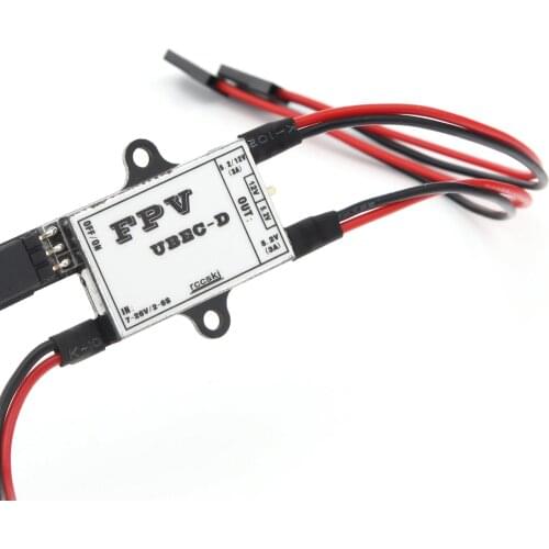 1pc FPV UBEC-D 5.2V/12V 3A BEC Negative Booster Step-down Transformer Power Supply for Transmitting/ Gimbal/ Flight Control
