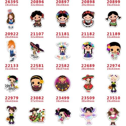 10 pcs Resin Flatback for Hair Bows Planar Resin Crafts Custom Resin for DIY Phone Decorations PR26395