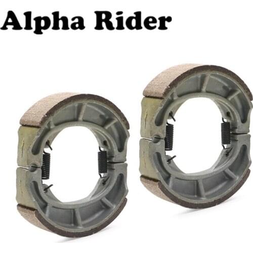 2 Set Front Brake Shoes For Suzuki LT160E Quadrunner 160 1989-1992 / LTF160 1990-2003 / LT160 Quadsport 2003-2004