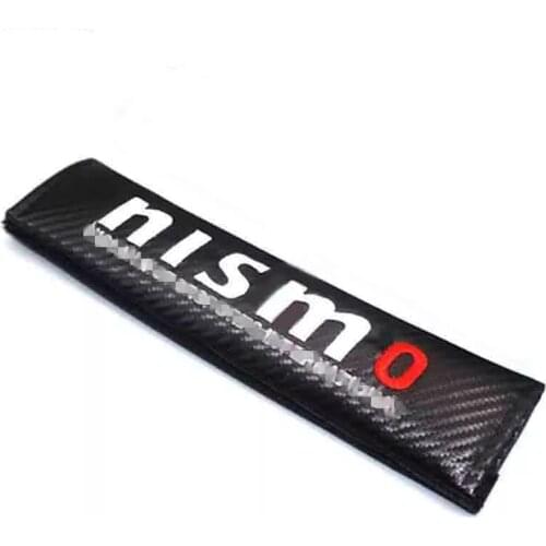 2pcs/lot microfiber leather carbon fiber seat belt Shoulder protection for NISSAN QASHQAI X-TRAIL Murano Tiida Kicks Altima