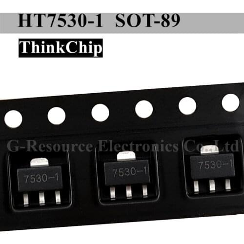20pcs) HT7530-1 SOT-89 HT7530 7530-1 7530 SOT89 SMD Low power consumption High Driver Regulator