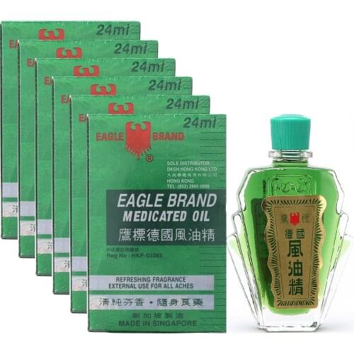 【6pcs】Eagle Brand Medicated Oil 24ml